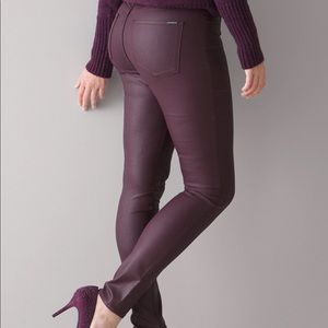 WHBM Leatheresque Jeans